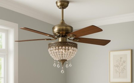 Chandelier Fan – The Perfect Blend of Style and Comfort