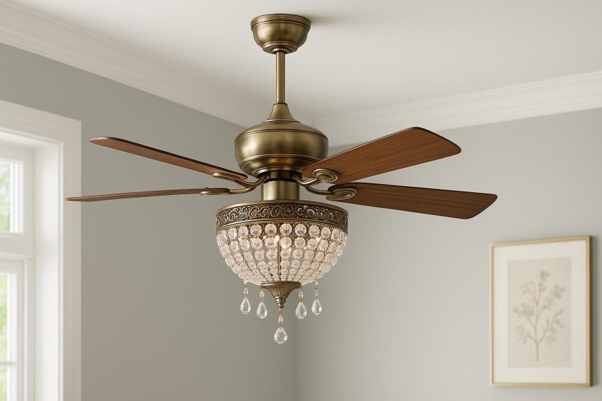 Chandelier Fan – The Perfect Blend of Style and Comfort