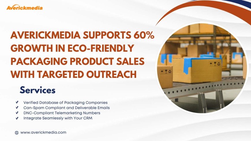 Averickmedia Supports 60% Growth in Eco-Friendly Packaging Product Sales with Targeted Outreach