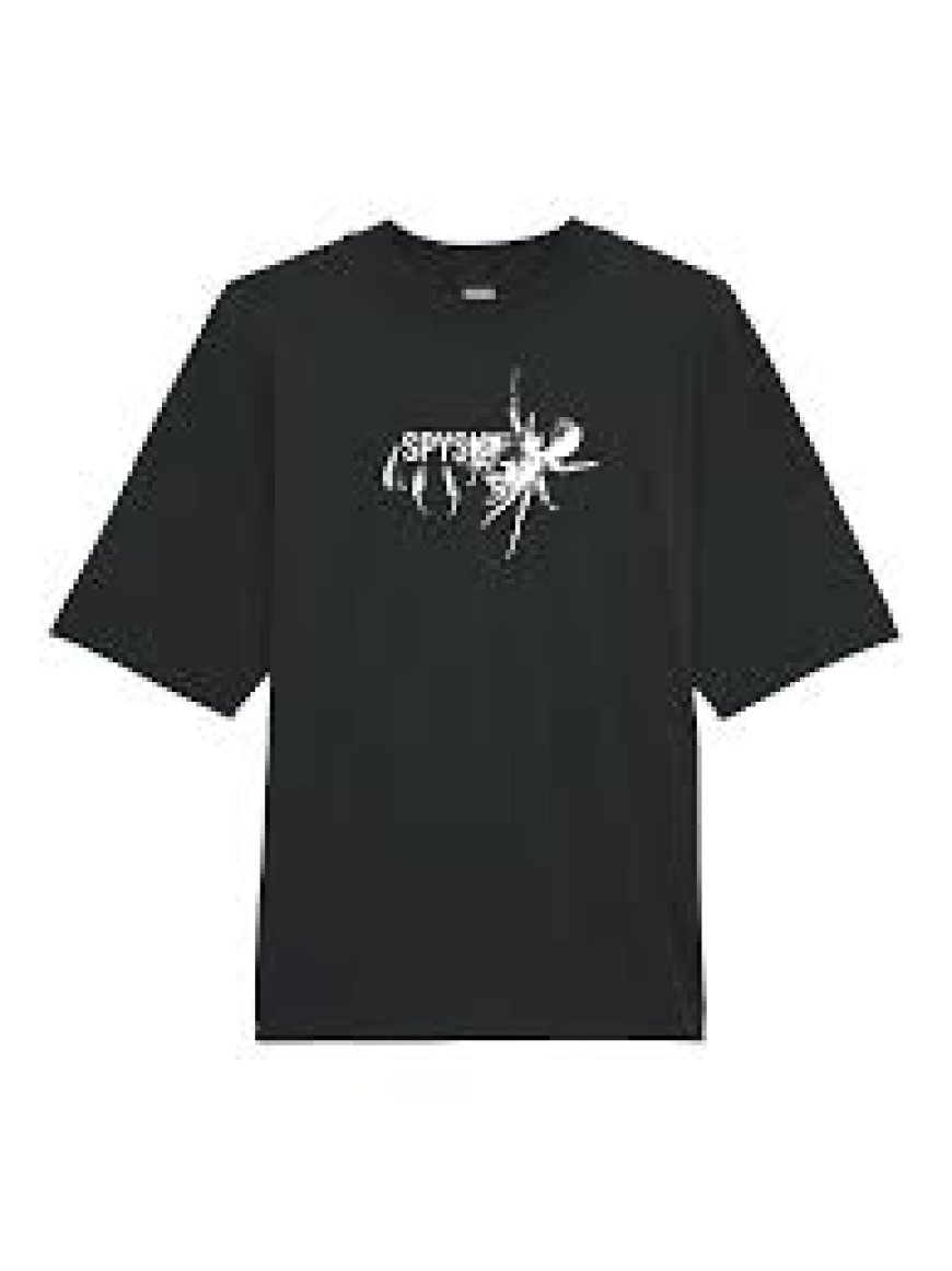 Psychedelic Spider T Shirts with Neon Web Art