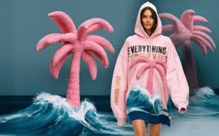 Discover USA’s Love Affair with the Pink Palm Puff Hoodie