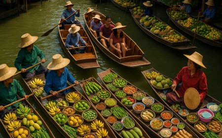 A Journey Through Bangkok’s Floating Markets: A Unique Blend of Culture, Color, and Cuisine