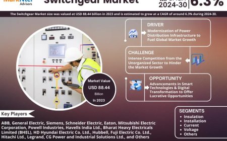 Switchgear Market Overview 2024–2030: Share, Size & Future Trends