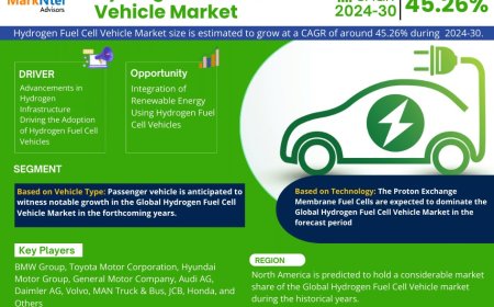 Hydrogen Fuel Cell Vehicle Market Overview 2024–2030: Share, Size & Future Trends